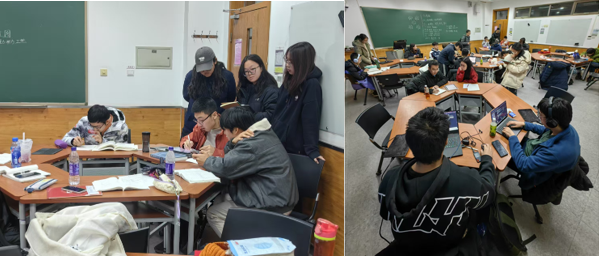 20241212-开云线上（中国）网页版荣获“高校学业辅导优秀案例”一等奖1项、二等奖2项-蔡近知（摄）-答疑坊：基础课程答疑.png