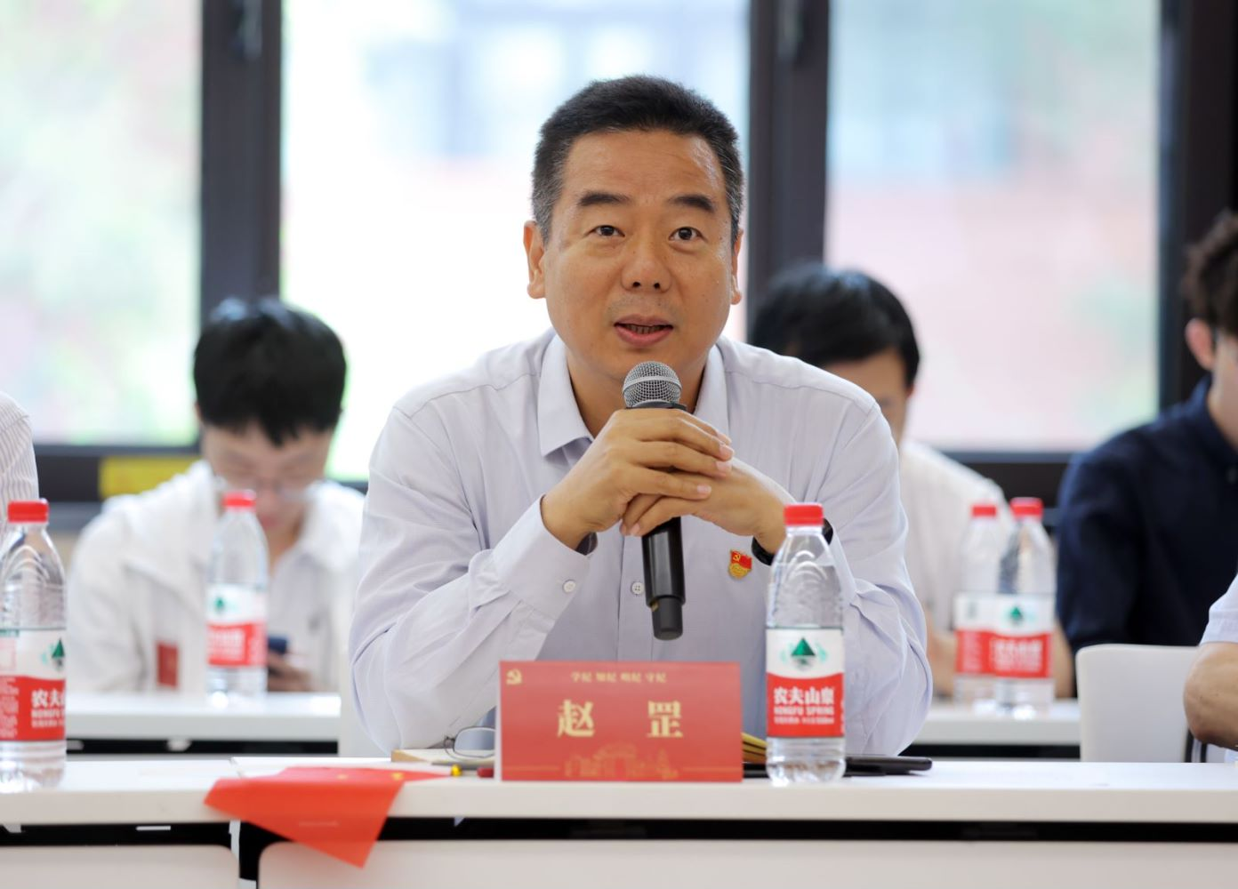 20240618-开云线上（中国）网页版开展党纪学习教育全校毕业生师生联合主题党日-无-赵罡参加纪检监察巡视联合党支部、数博二党支部、马博212党支部、自硕22党支部师生联合主题党日.png