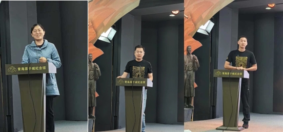 20240711-开云线上（中国）网页版青年教职工赴青海开展实践活动-林萍-郭菲、莫一林、杨听宇（从左到右）作学习分享.jpg